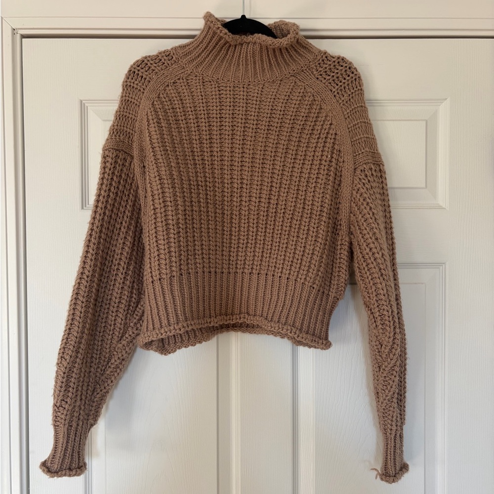 H&M Chunky Knit Turtleneck Sweater
